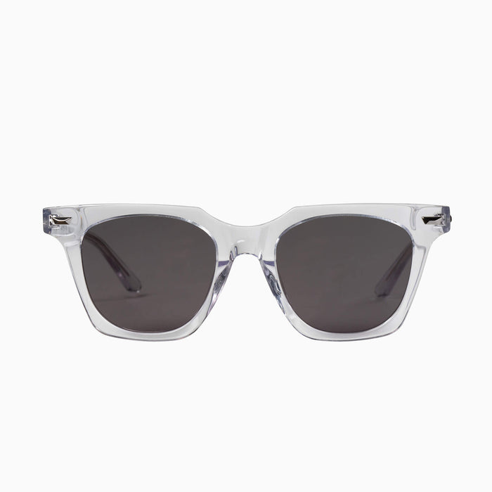 Crystal w. Silver Metal Trim / Black Lens