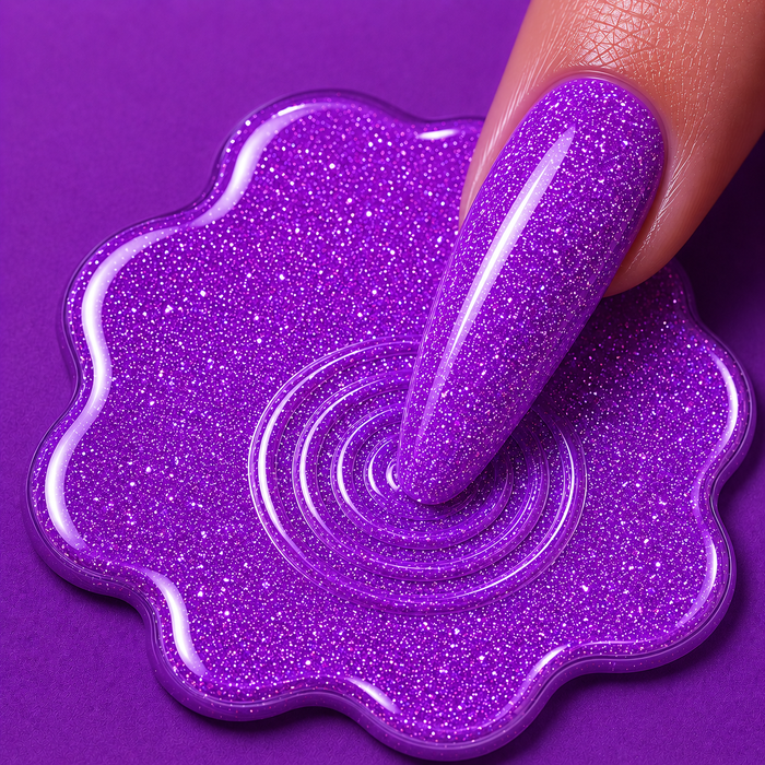 Sparkly Grape - The Disco Drip Reflective Glitter Collection - Drip Lab Nail Co.