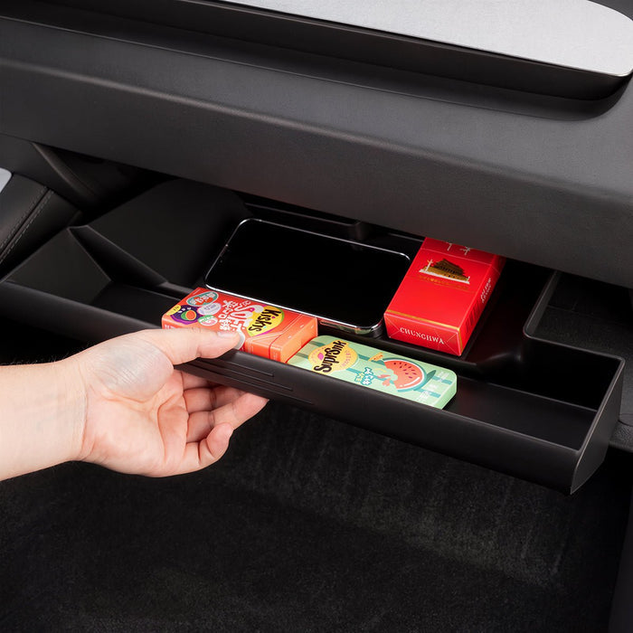 Push - Pull Glovebox Storage Case for Tesla Model 3 Highland / Model Y Juniper / YL (LHD) - Tesery Official Store