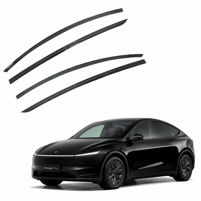 Rain Guards Window Vent Visors for Tesla Model YL 6-Seater 2026+ (4-Piece) - Tesery Official Store