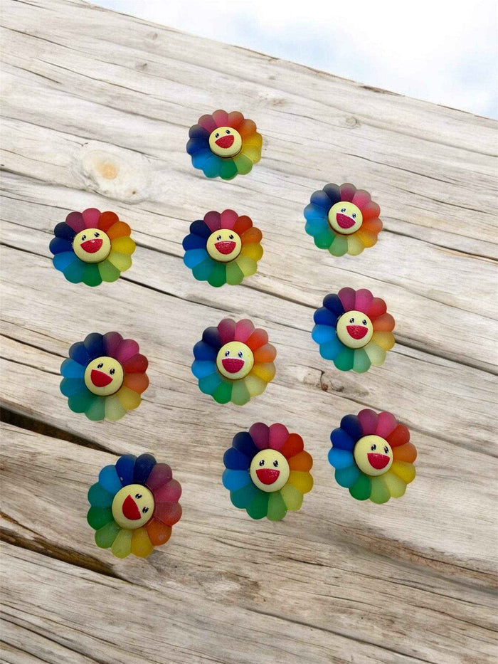 Nail Charms -Tekashi Murakami Flower Nail Art Charms 10 Pcs