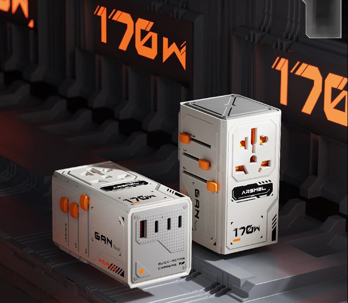 *READY STOCK* VISAPRO | World's First Mecha All-in-One 170W Charger & Travel Adapter