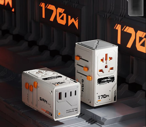 *READY STOCK* VISAPRO | World's First Mecha All-in-One 170W Charger & Travel Adapter