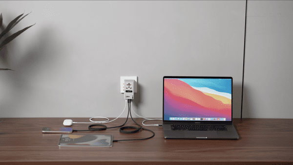 *READY STOCK* VISAPRO | World's First Mecha All-in-One 170W Charger & Travel Adapter