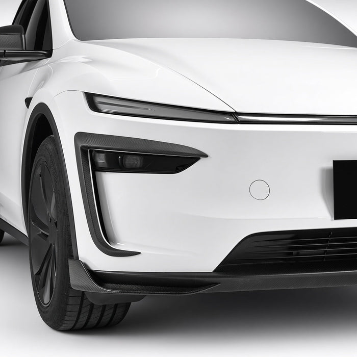 Real Carbon Fiber Front Bumper Corner Trim for Model Y Juniper / Model 3 Highland - Tesery Official Store