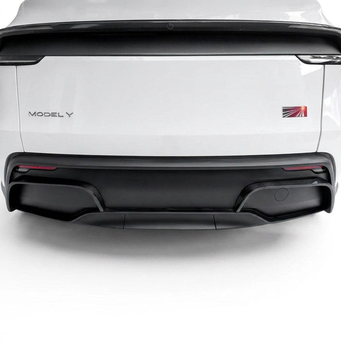 Real Carbon Fiber Rear Diffuser Bumper Trim for Model Y Juniper - Tesery Official Store