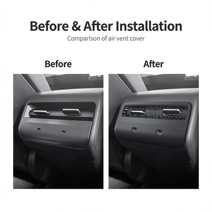 Rear air Vent Protection Grid for Model Y Standard - Tesery Official Store