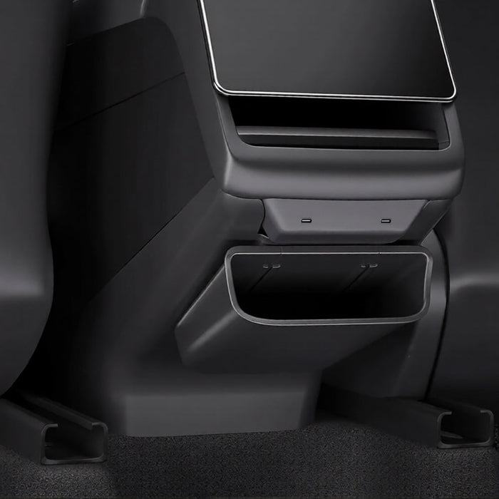 Rear Center Console Cover & Storage Box for Model 3 Highland & Model Y Juniper | TPE Protection - Tesery Official Store