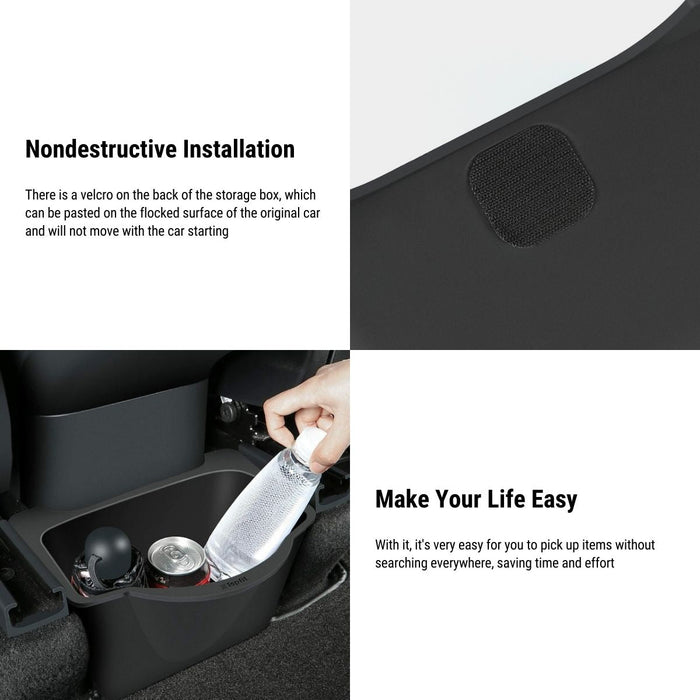 Backseat Organizer Center Storage Box for Tesla Model 3 2017-2023.10 / Model Y 2020-2024 - Tesery Official Store