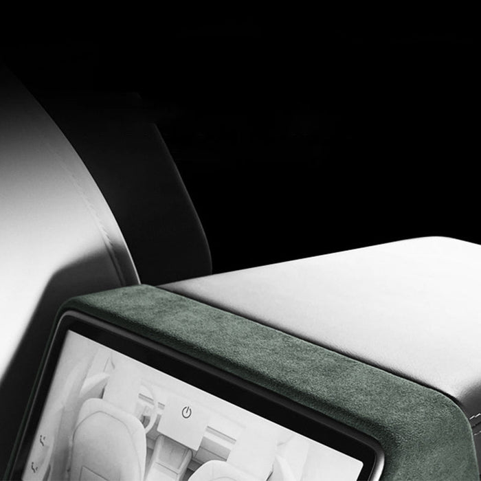 Rear Display Frame In Tumbled Leather for Tesla Model 3 Highland / Model Y - Tesery Official Store