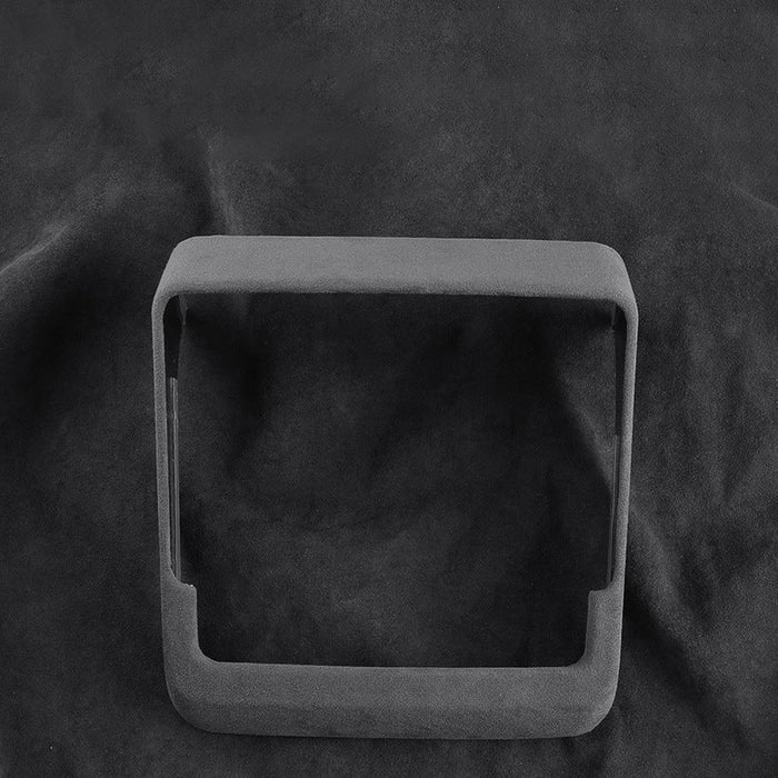 Rear Display Frame In Tumbled Leather for Tesla Model 3 Highland / Model Y - Tesery Official Store