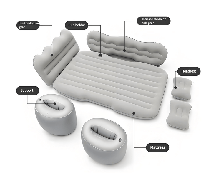 Rear Seat Air Mattress for Tesla Model 3/Y - Tesery Official Store