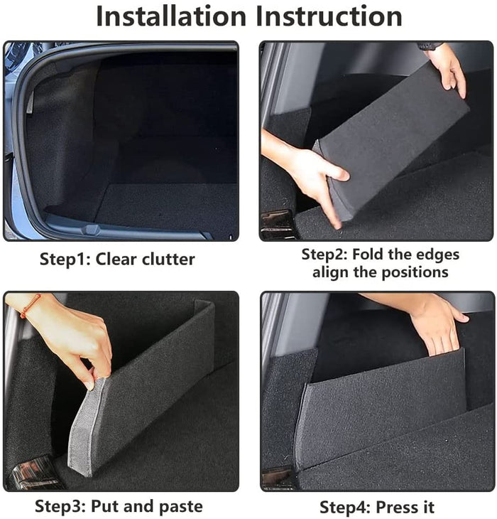 Rear Trunk Organizer Side Divider for Tesla Model 3 2017-2023.10 & Model Y 2020-2024 - Tesery Official Store