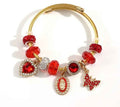 Red Saint Charm Bracelet