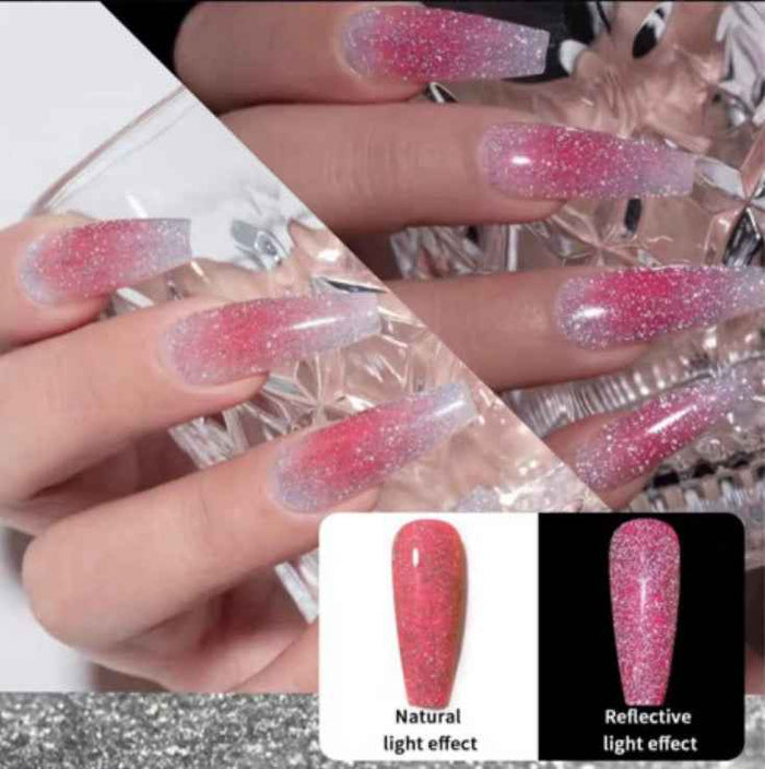 Reflective Glitter Top Coat