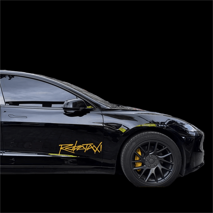 Reflective Robotaxi Decal | Tesla Body & Window Waterproof PVC Sticker - Tesery Official Store