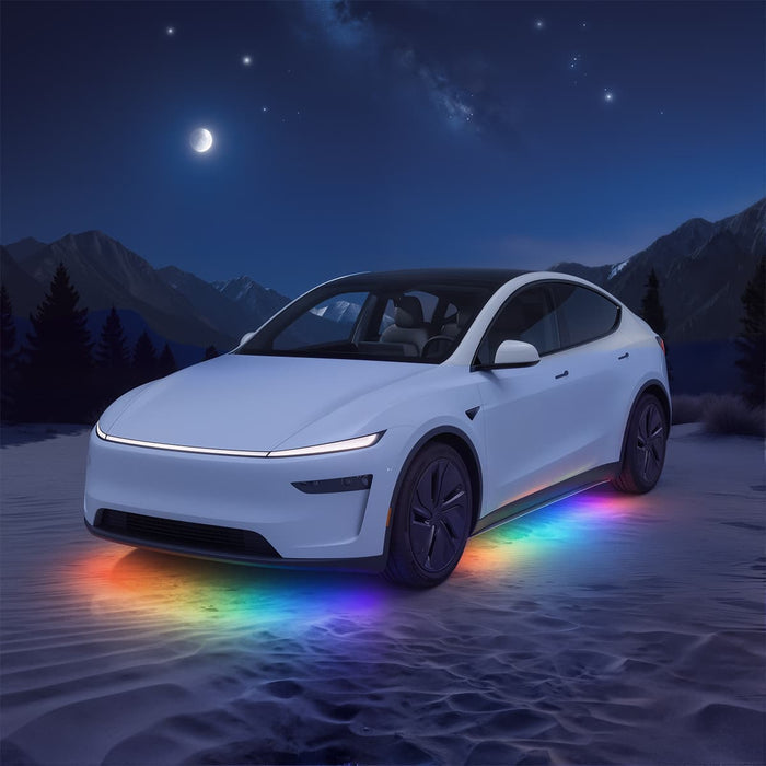 RGB Underglow LED Chassis Ambient Lighting Kit for Model Y Juniper / Model 3 Highland - Tesery Official Store