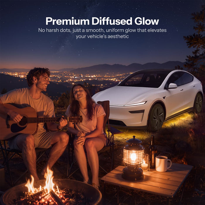 RGB Underglow LED Chassis Ambient Lighting Kit for Model Y Juniper / Model 3 Highland - Tesery Official Store