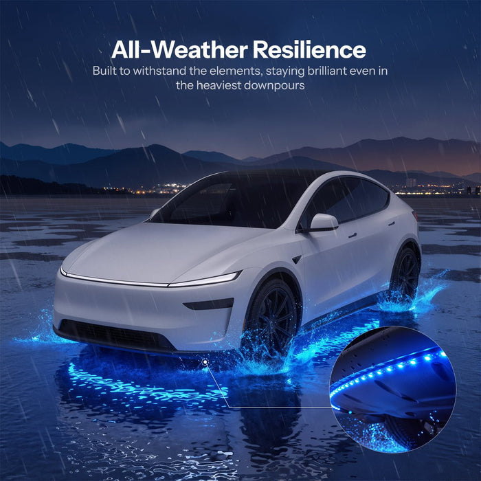 RGB Underglow LED Chassis Ambient Lighting Kit for Model Y Juniper / Model 3 Highland - Tesery Official Store