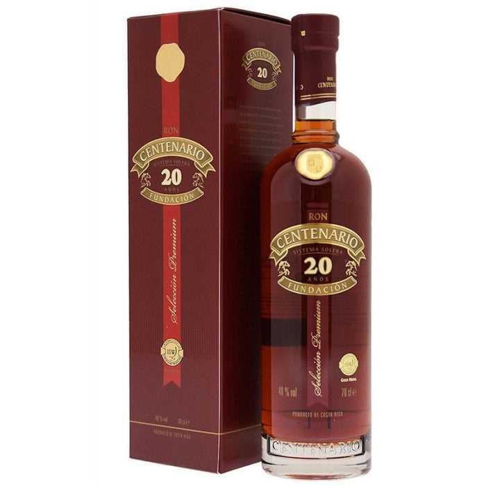 Ron Centenario 20 Años Rum Fundación 750 ML