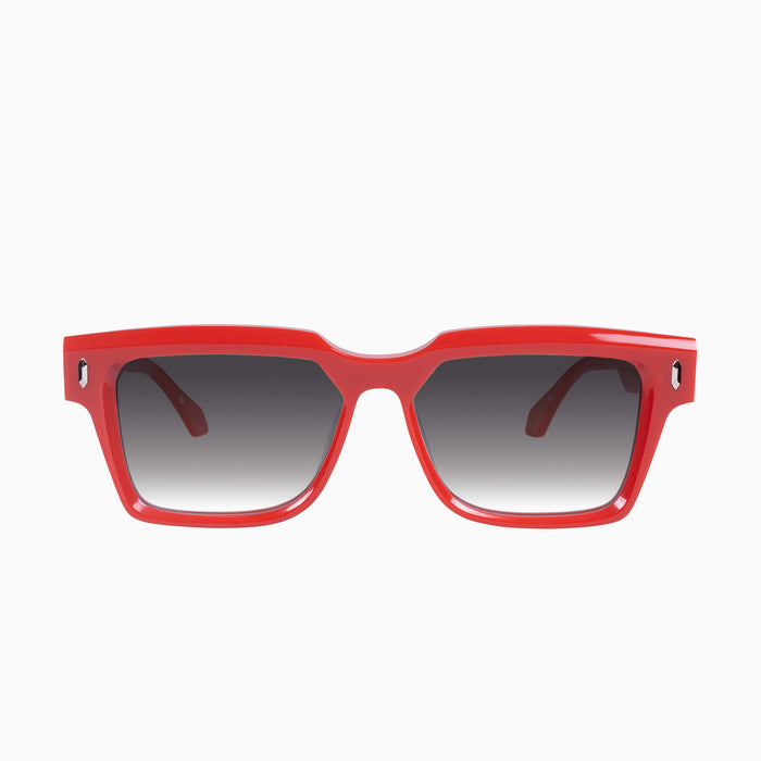 Red w. Gold Metal / Black Gradient Lens