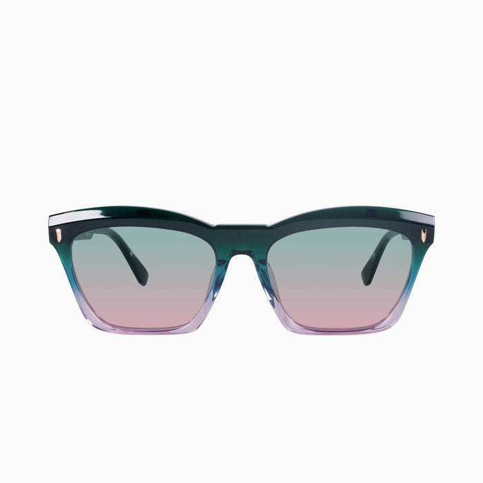 Forest Green Fade to Rose w. Gold Metal / Olive to Rose Lens