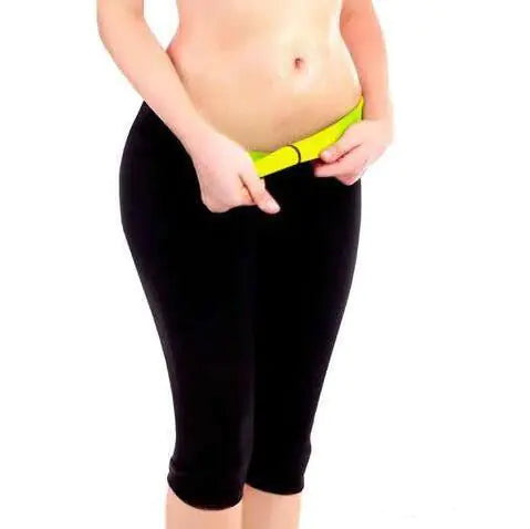 Black shaping leggings for women, waist and tummy control