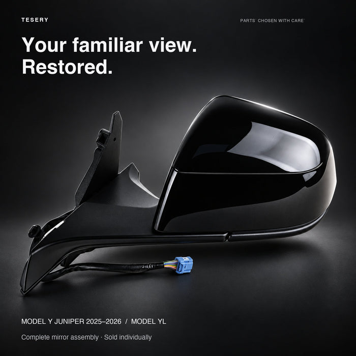 Side Mirror Assembly for Tesla Model Y Juniper & Model YL - Tesery Official Store