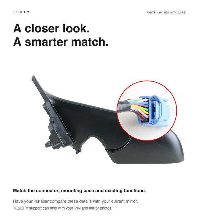 Side Mirror Assembly for Tesla Model Y Juniper & Model YL - Tesery Official Store