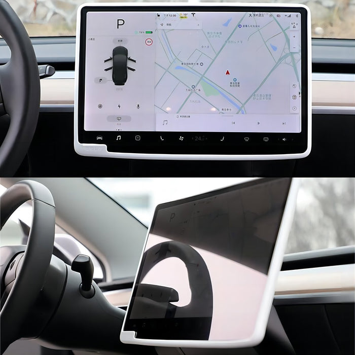 Model 3 2017-2023.10 & Model Y 2020-2025.03 / WITH TESLA Embossed letters / White