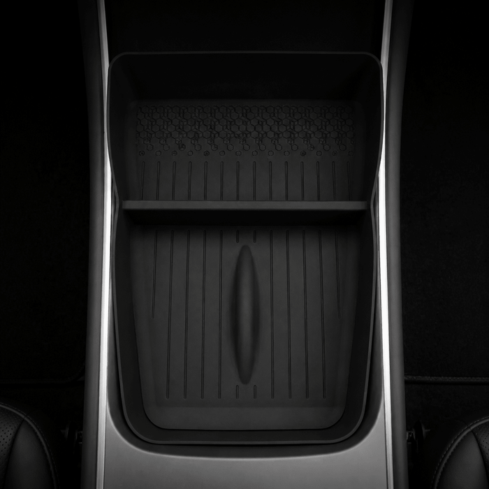Silicone Center Console Lower Tray Mat for Model Y Standard 2026+ - Tesery Official Store