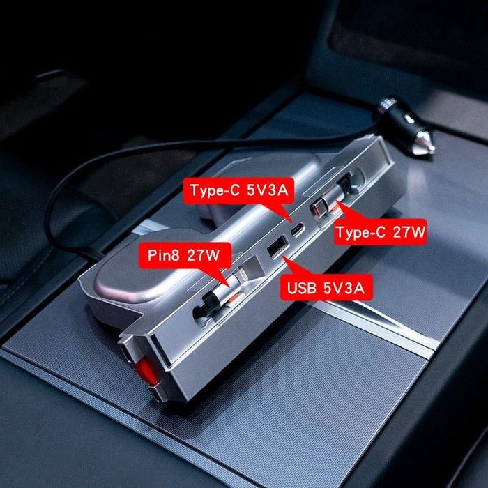 Center Console USB Hub Docking Station for Tesla Model 3 Highland & New Model Y - Tesery Official Store