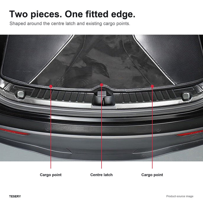 Stainless Steel Trunk Sill Protector for Tesla Model Y 2020–Mar 2025 - Tesery Official Store