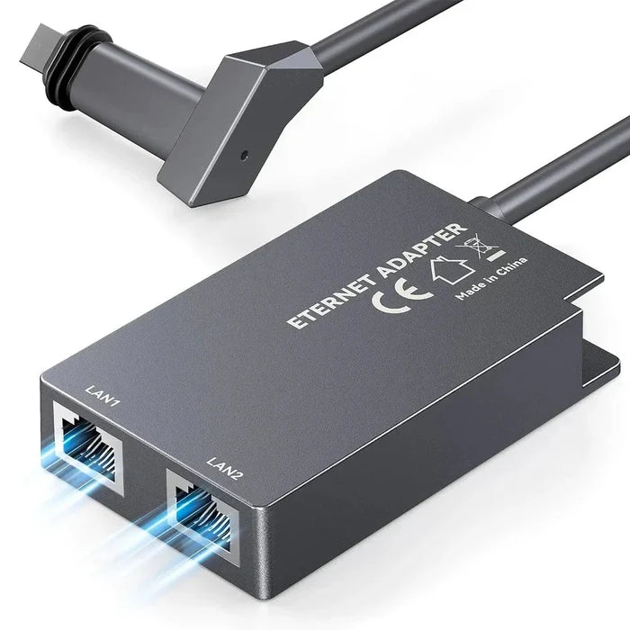 Starlink Gen 2 Dual - Port Ethernet Adapter | 2 - in - 1 RJ45 Splitter - Tesery Official Store