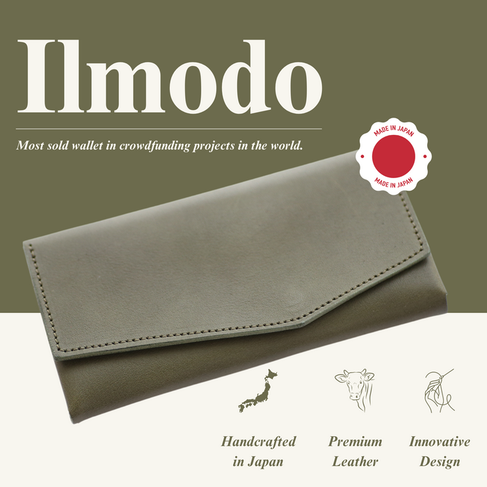 Statusy I Impressively Slim, Compact, Light weight Long Wallet