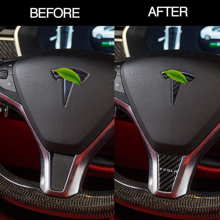 Steering Wheel Interior Sticker for Tesla Model S Model X 2017-2022 - Tesery Official Store