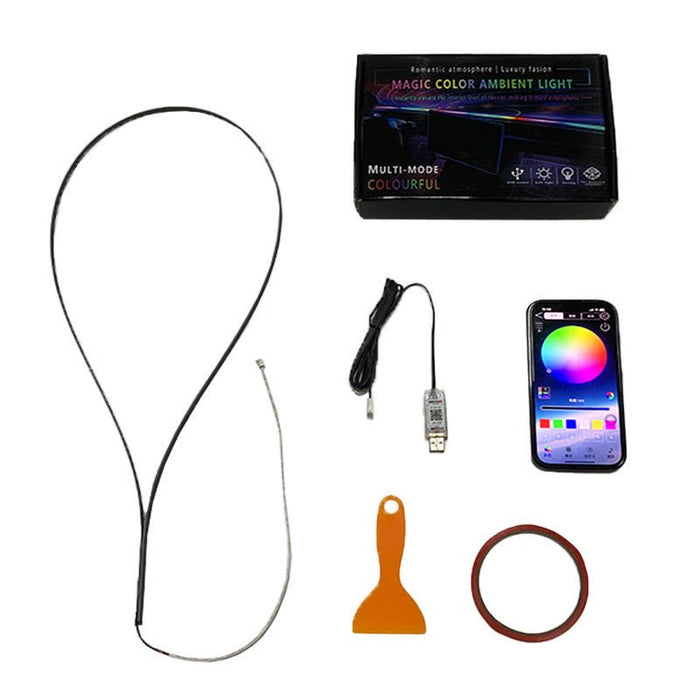 Streamer LED Ambient Light for Model 3/Y (2020 - Present) | App Controlled - Tesery Official Store