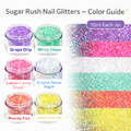 ✨Sugar Rush Sparkle –6-Piece Nail Sugar Glitter Collection✨ - Drip Lab Nail Co.