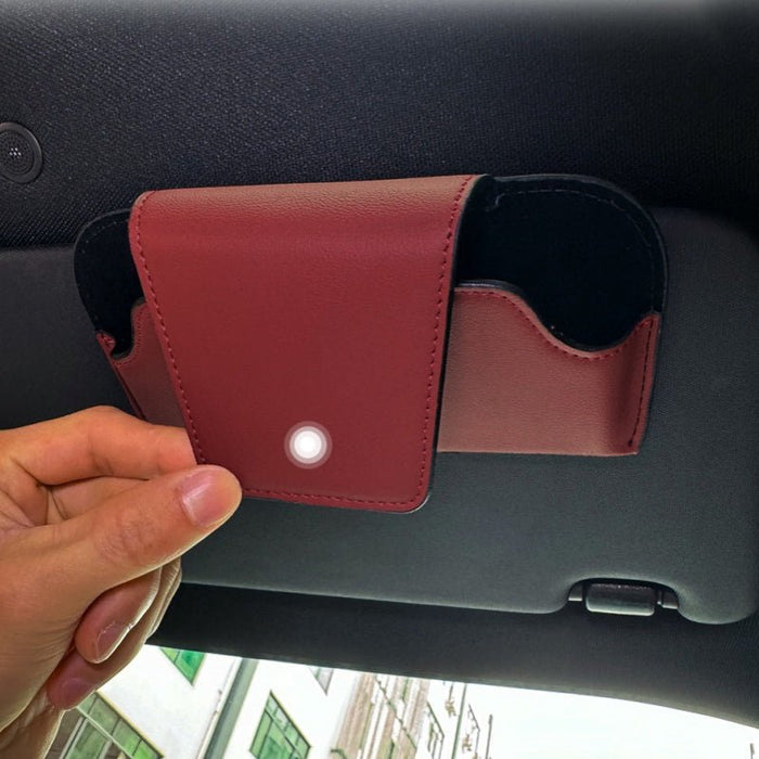 Sun Visor Glasses Case for Tesla - Tesery Official Store