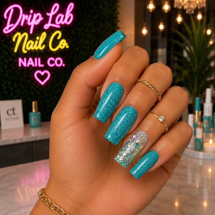 South Beach - The Disco Drip Reflective Glitter Collection - Drip Lab Nail Co.