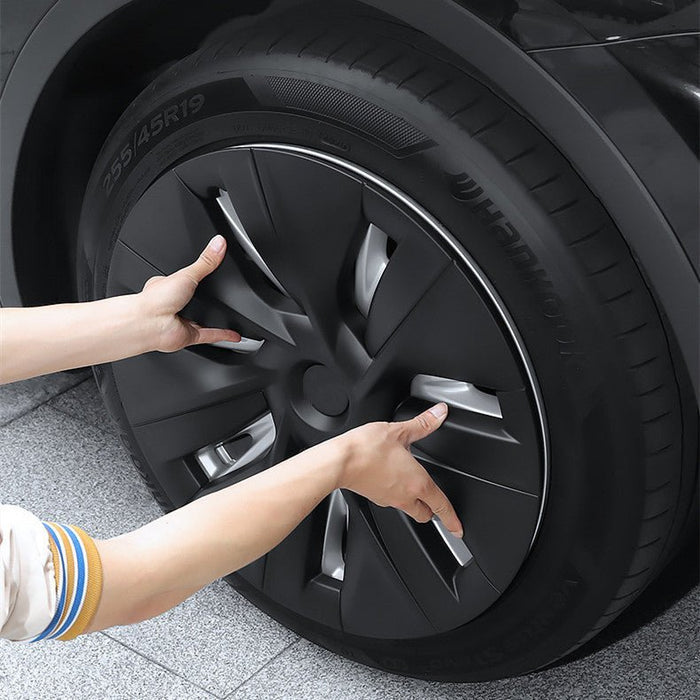 TESERY 19″ Gemini Dark Wheels Cover for Tesla Model Y (4PCS) - Tesery Official Store