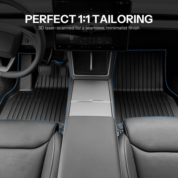 TESERY All-Weather TPE Floor Mats for Model YL 6-Seater 2026+ - Tesery Official Store