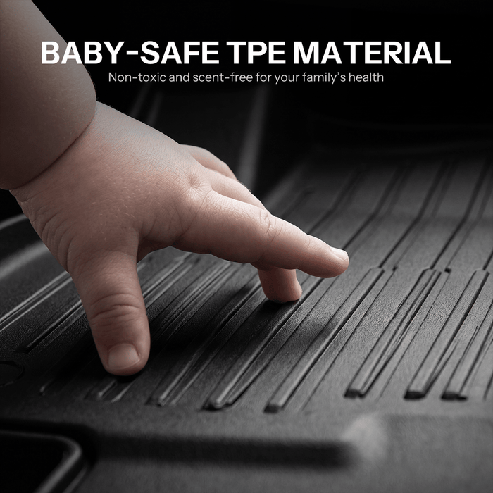 TESERY All-Weather TPE Floor Mats for Model YL 6-Seater 2026+ - Tesery Official Store