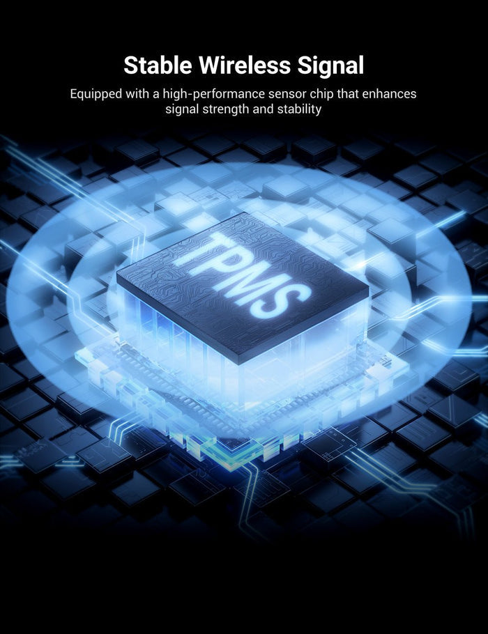 TESERY BLE TPMS High-Performance Sensor Chip – Stable Wireless Signal, Enhanced BLE Signal Strength and Stability
