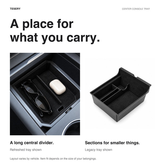 TESERY Center Console Tray for Model 3 & Model Y & Model YL - Tesery Official Store
