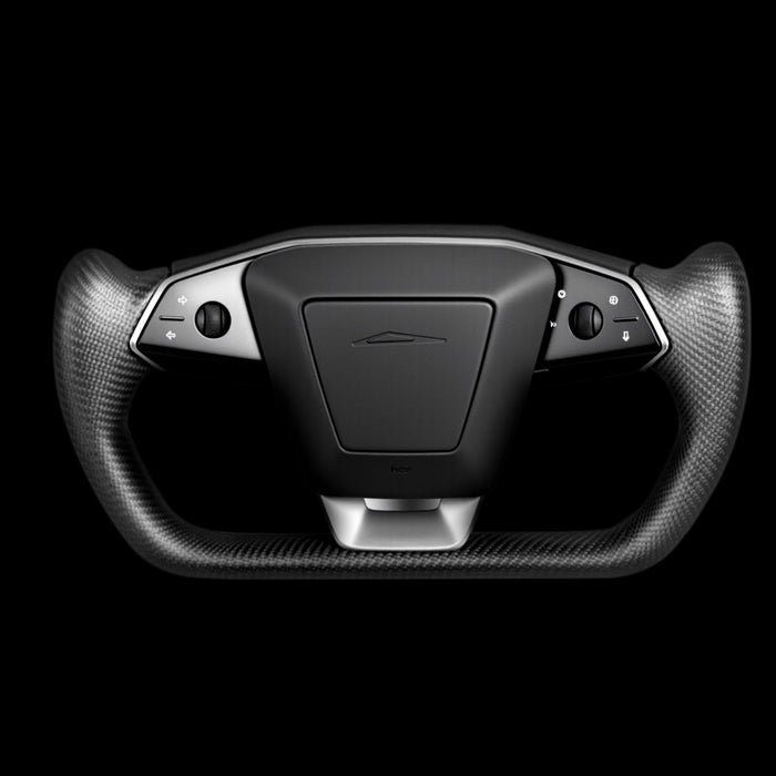 TESERY Cybertruck Carbon Fiber Yoke Steering Wheel - Tesery Official Store