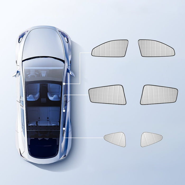 Model 3 Highland 2024+ / 4 Side Window + 2 Quarter Window (6PCS)