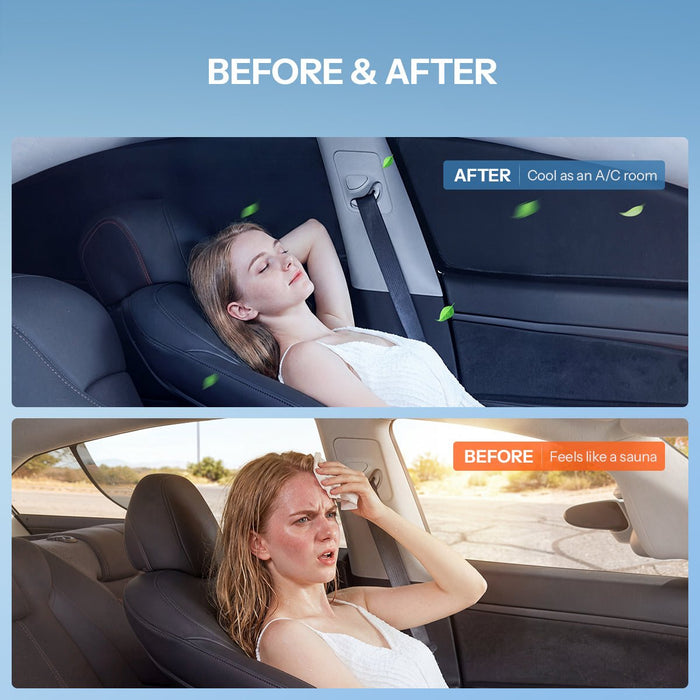 TESERY Full Car Sun Shade Set for Tesla Model YL 2026+ - Tesery Official Store