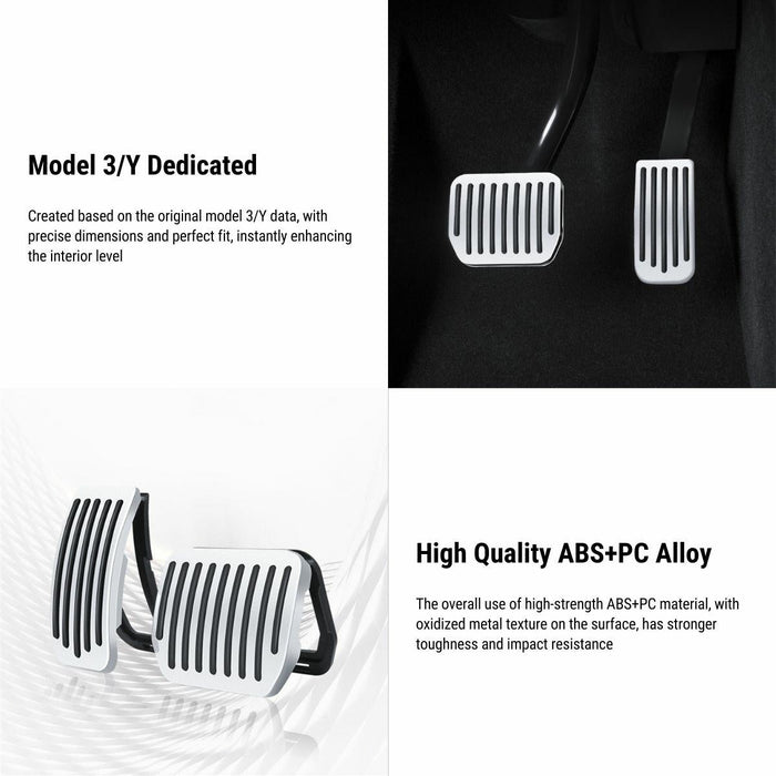 Non-Slip Accelerator Brake Pedal Cover for Tesla Model 3 Model Y 2017-2024 - Tesery Official Store