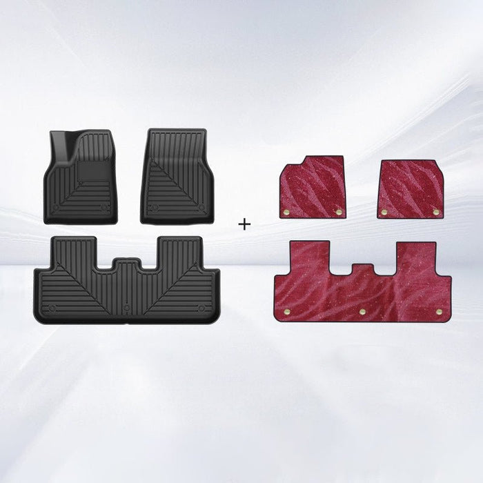 TPE Mats + Galaxy Carpet (Red) / Only for Left-Hand Drive (LHD)